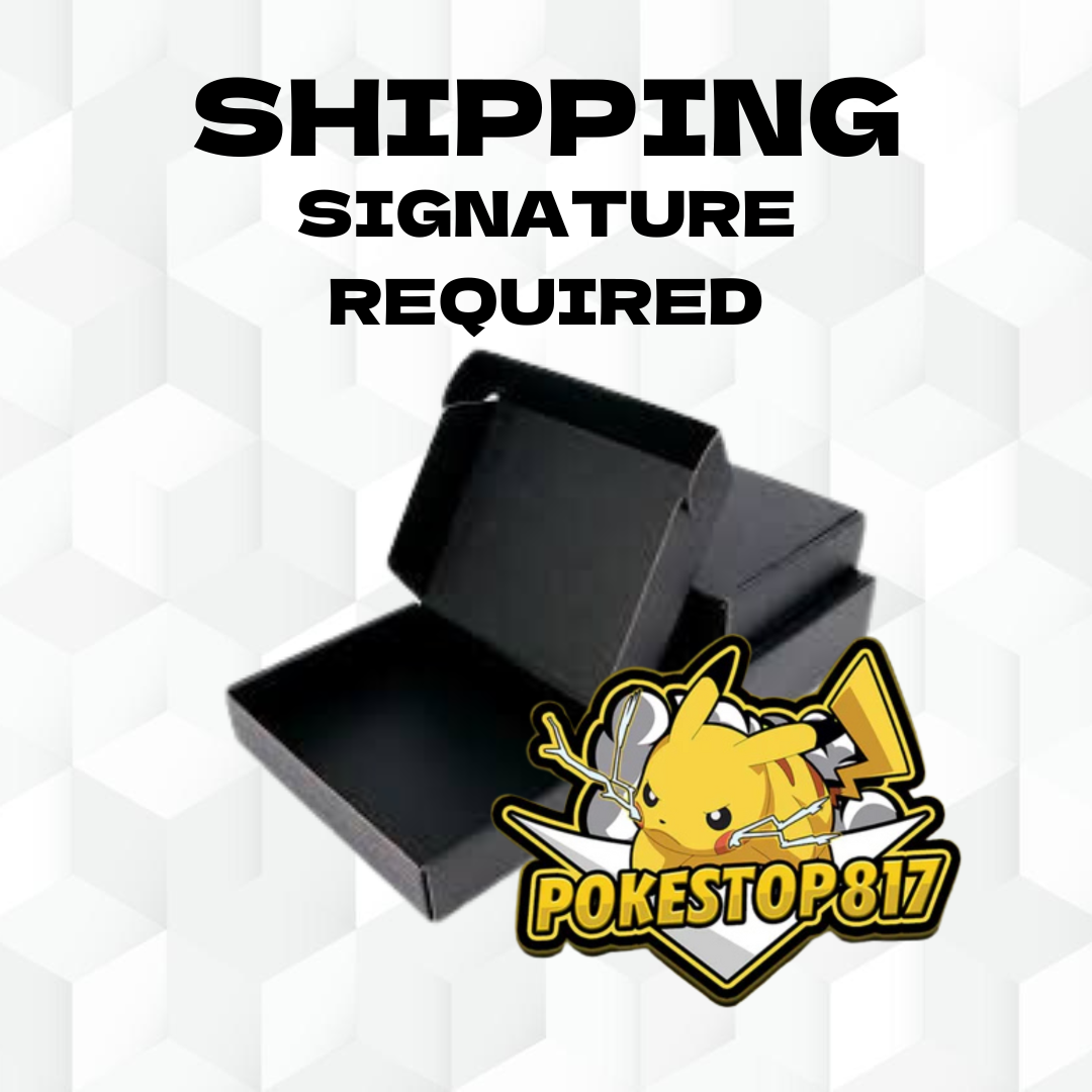Signature Required Shipping