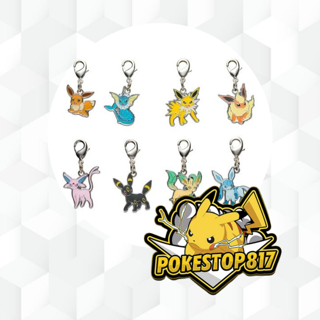 Eeveelutions Charms: Pokémon Center Japan Full Set