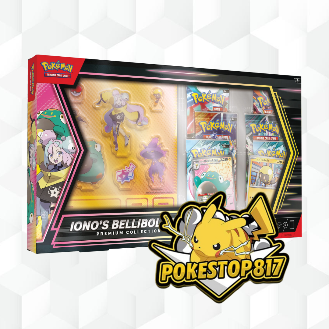 Iono’s Bellibolt ex Premium Collection (ENG): Pokémon Trading Card Games