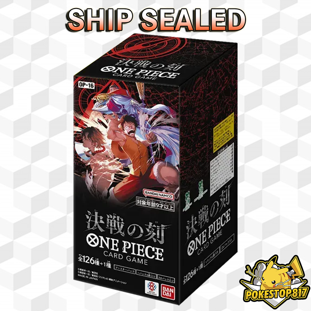 OP-16 The Time of Battle (JPN): One Piece Booster Box; Trading Card Games
