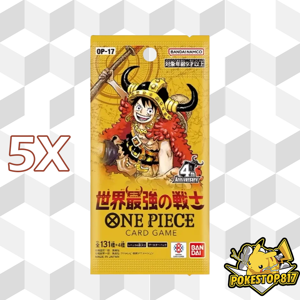 OP-17 The World's Strongest Warriors (JPN): One Piece Booster Box; Trading Card Games
