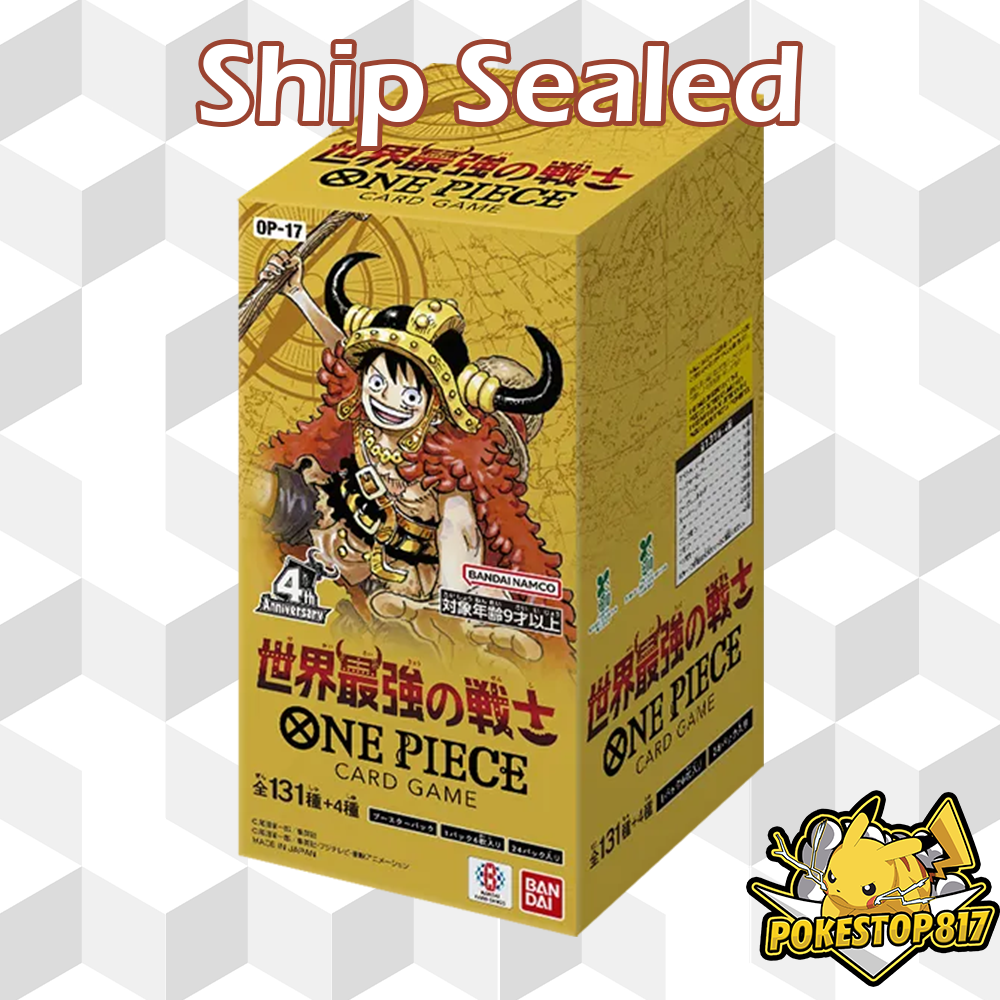 OP-17 The World's Strongest Warriors (JPN): One Piece Booster Box; Trading Card Games