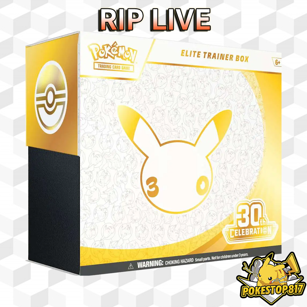 30th Celebration Elite Trainer Box (ENG): Pokémon Trading Card Games