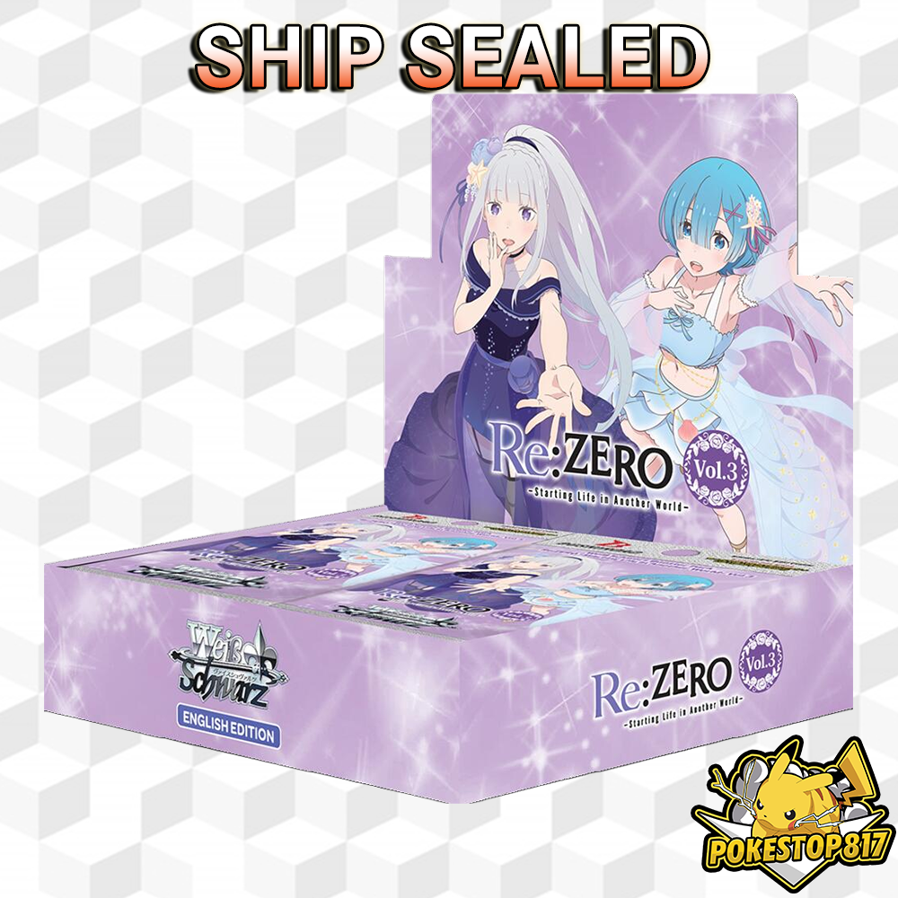 Re:Zero Starting Life in Another World Vol.3 (ENG): Weiss Schwarz Booster Box